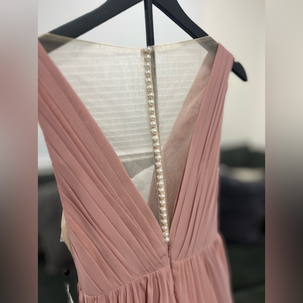 Elegant Mauve Sleeveless Maxi Dress - Picture 7 of 16
